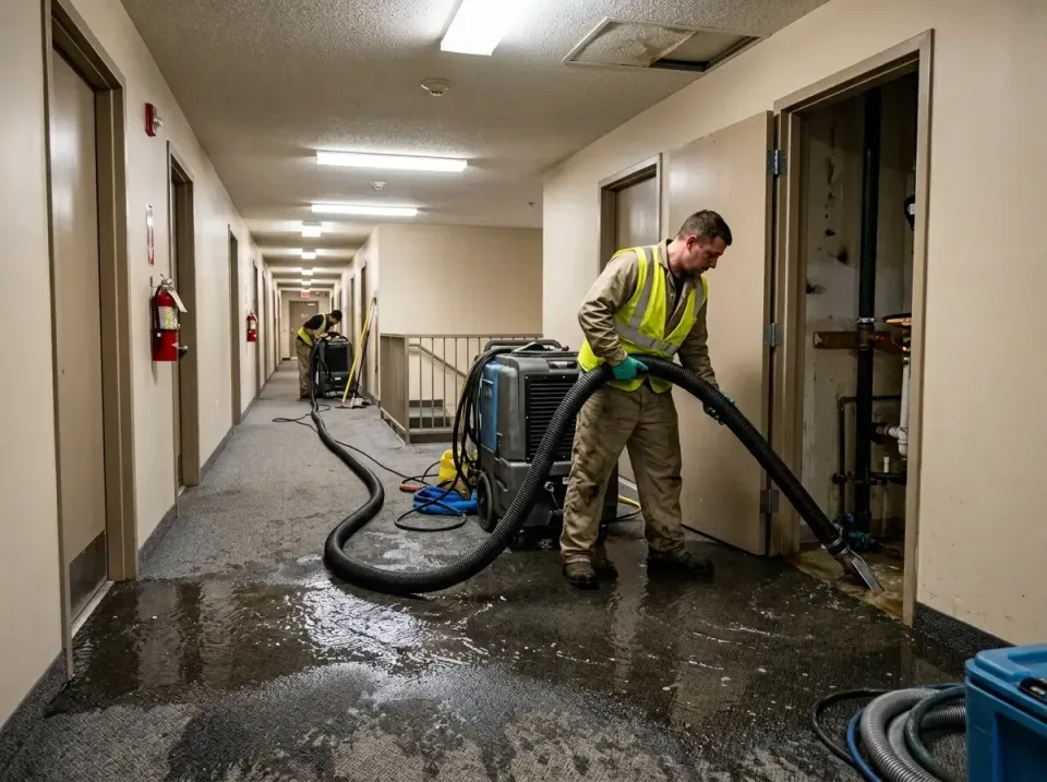 multi-unit-apartment-hallway-f-005 — frequently asked questions, Emergency Burst Pipe Water Extraction & Removal in South Hi…